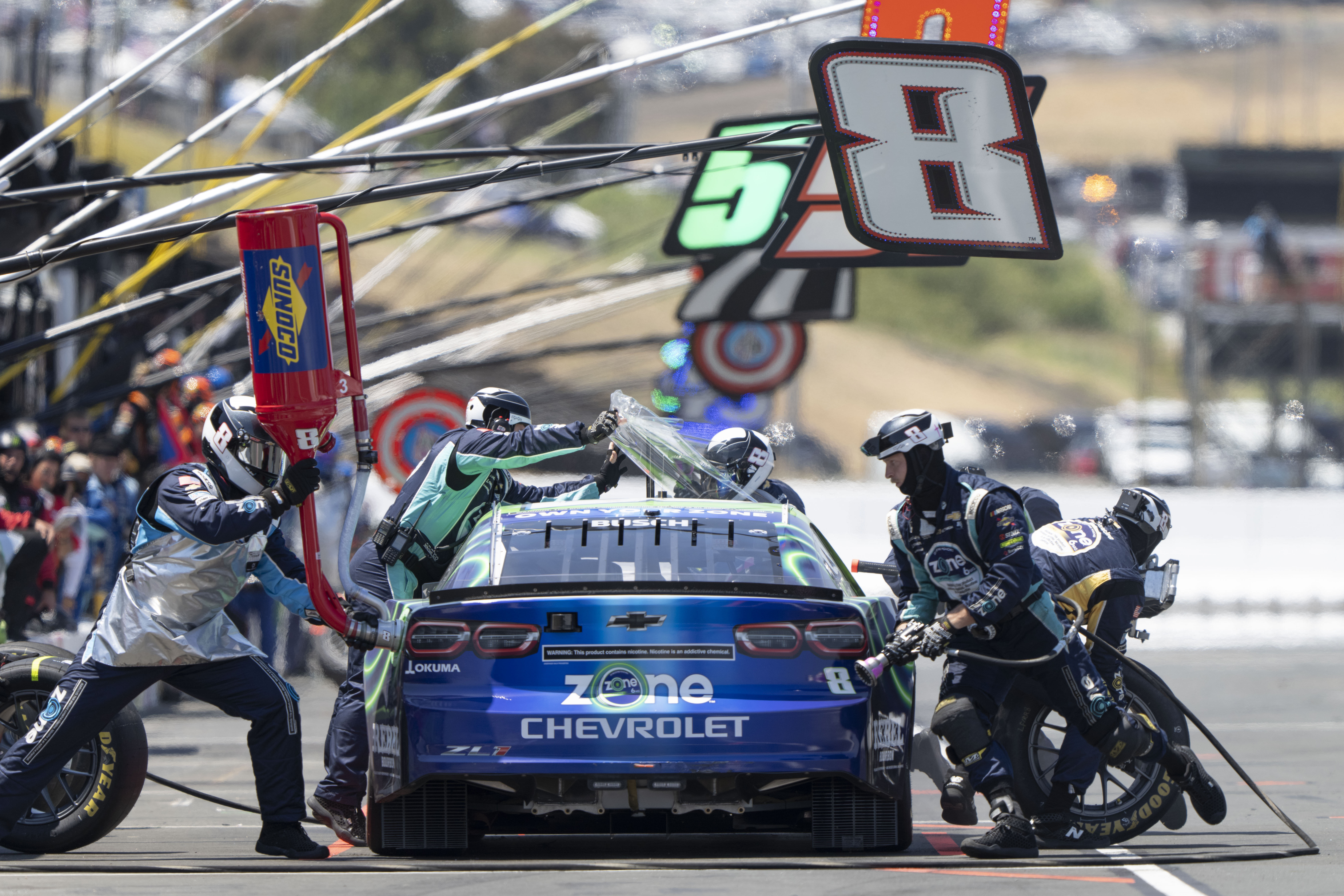 Kyle Busch at the Toyota / Save Mart 350 - Source: Imagn